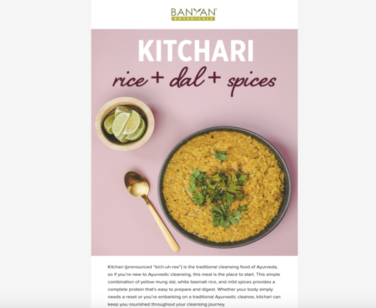 Classic Kitchari Recipe